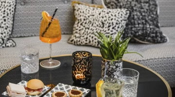 Apéritif dans le salon