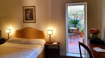 Doppelzimmer mit Terrasse