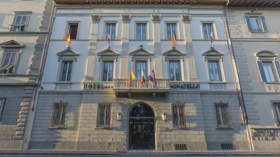 Facciata dell'hotel donatello