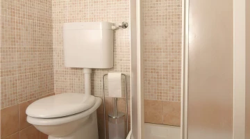 Bathroom with shower cubicle