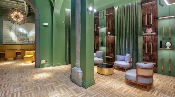 Common area with sofas