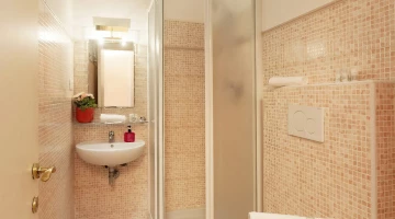 Private bathroom with shower