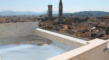 Terrasse panoramique avec bain à remous chauffé