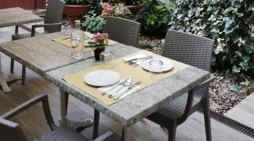 Jardin extérieur équipé