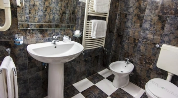 Salle de bain avec commodités