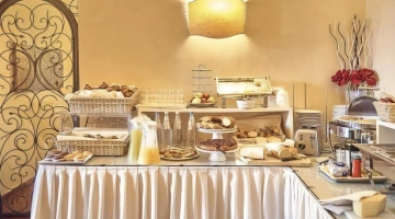 Buffet della colazione continentale