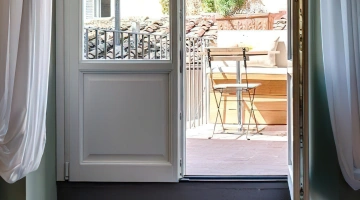 Zugang zur Terrasse