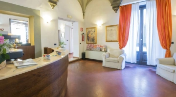 Zona reception nella hall