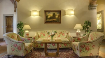 Living room with sofas and armchairs