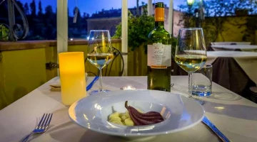 Restaurant mit Panoramablick