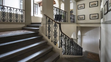 Noble staircase of the seventeenth-century palace
