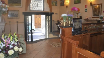 Entrée et réception