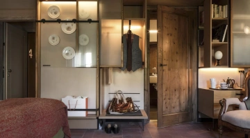 Détail du mobilier de la chambre