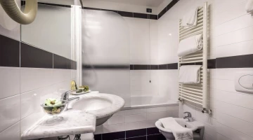 Private bathroom with bathtub