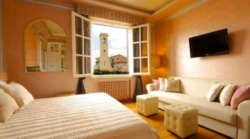 Suite mit Blick auf die Stadt