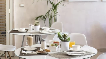 Breakfast table