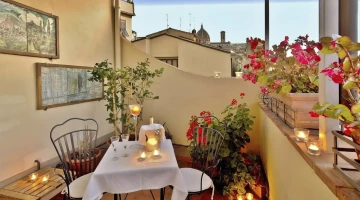 Terrazzino privato della camera superior