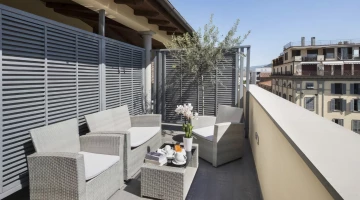 Terrace with sofas