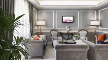 Common room with sofas