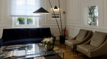 Living area with sofas