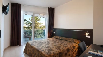 Comfort double room with furnished balcony