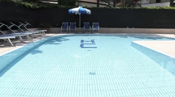 Particolare della piscina
