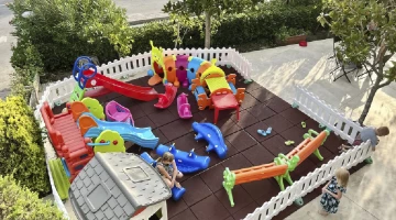 Outdoor play area