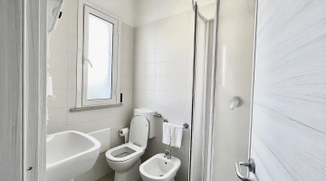 Private bathroom with shower