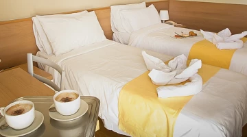 Chambre double avec set de courtoisie