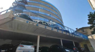Covered hotel parking