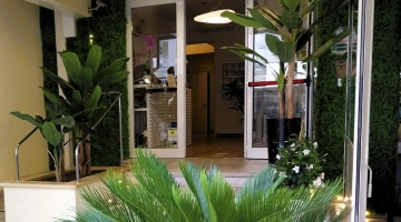 Entrée de l'hôtel Angela Misano