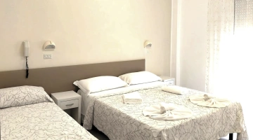Chambre Triple Corallo à l'Hôtel Angela Misano