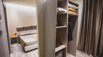 Room with wardrobe
