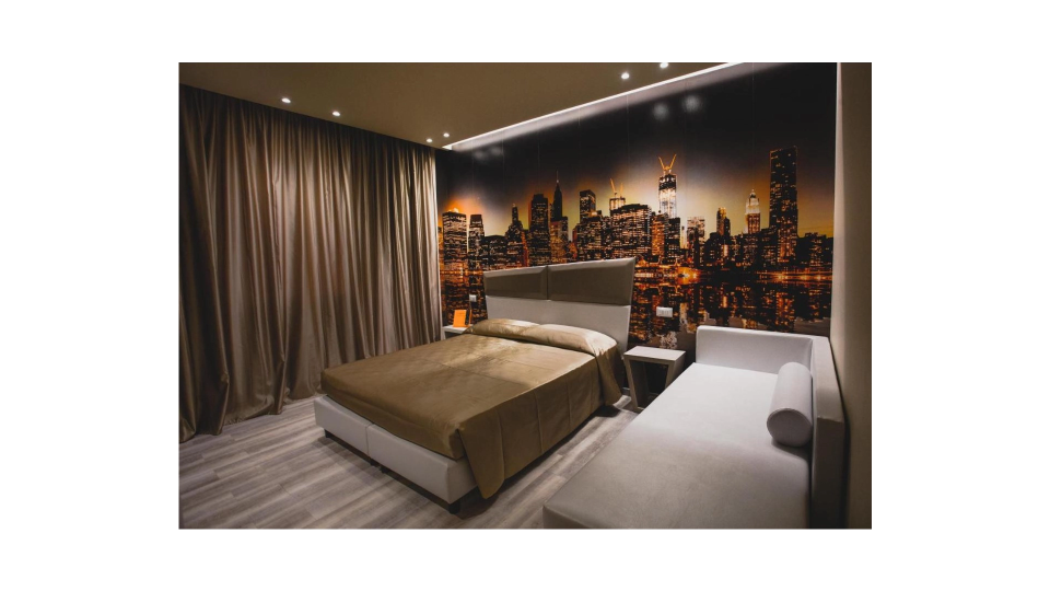 Room with spa access