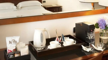 Wasserkocher im Zimmer