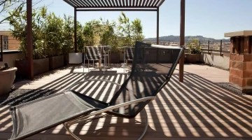 Ausgestattete Terrasse