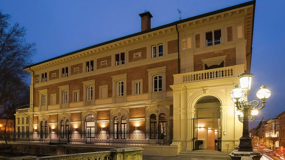 Außenansicht des Palazzo Maccaferri