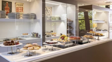 Sweet breakfast buffet