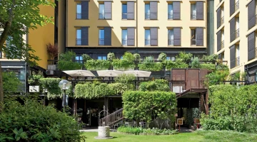 Terrasse donnant sur le jardin