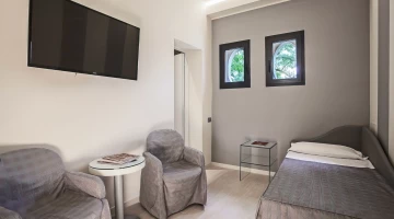 Wohnzimmer der Suite