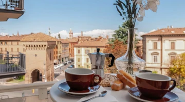 Frühstück auf der Terrasse