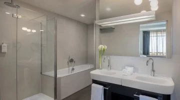 Bathroom with double sink