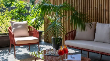 Espace extérieur aménagé