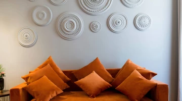 Détail du salon de la suite