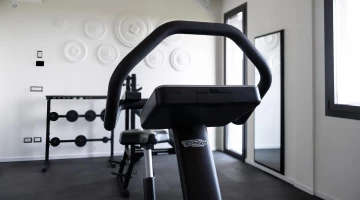 Salle de sport équipée