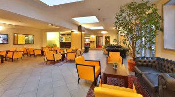 Armchairs and sofas in the hall