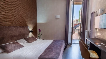 Camera doppia con balcone privato