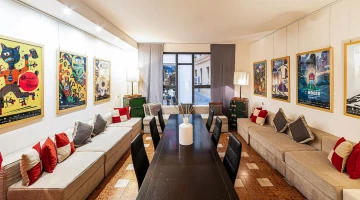 Hall with sofas