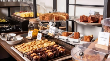 Detail of the sweet buffet