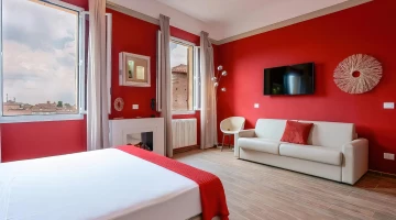 Salle des toits rouges
